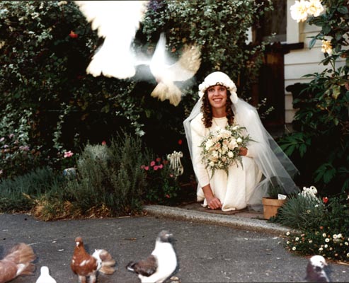Wedding with Doves.