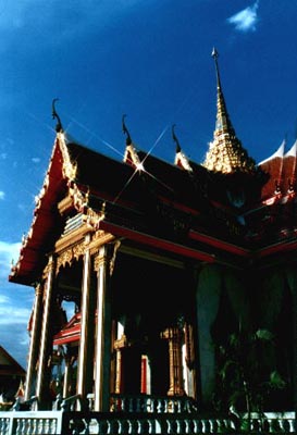 Buddhist temple, Phuket Island, Thailand.